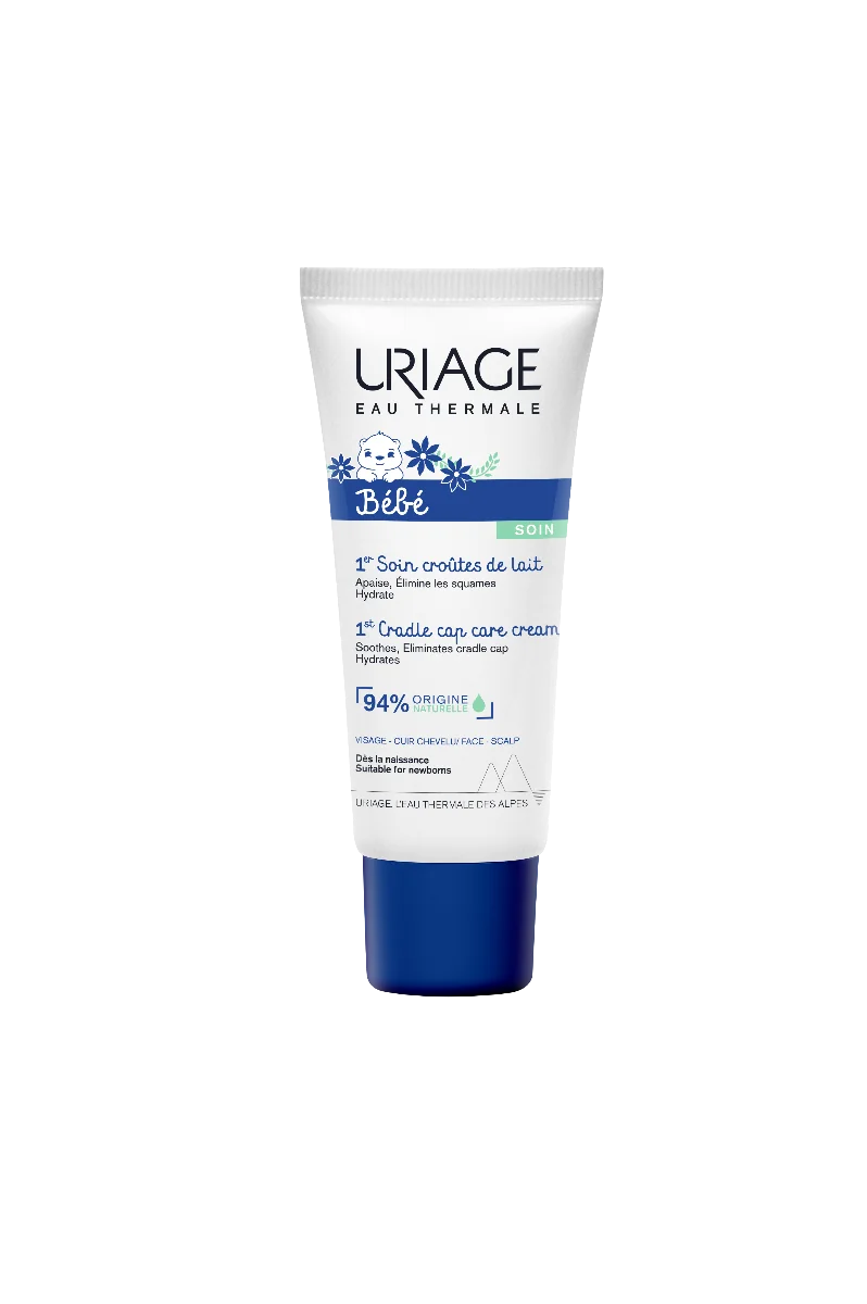 URIAGE BÉBÉ 1st Cradle Cap Care Cream, 40ml 1×40 ml, krém na mliečnu chrastu