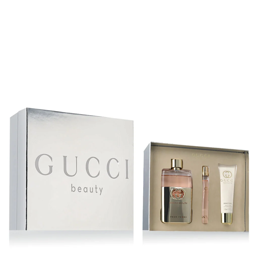 Gucci Guilty Pour Femme EDT darčeková sada 90 ml + 10 ml + tel. mlieko 50 ml