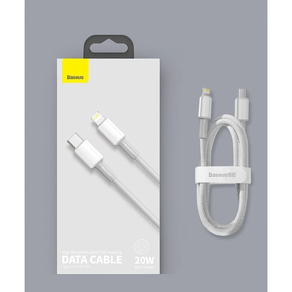 Baseus Data kábel USB-C / Lightning PD 20W 2m, čierny