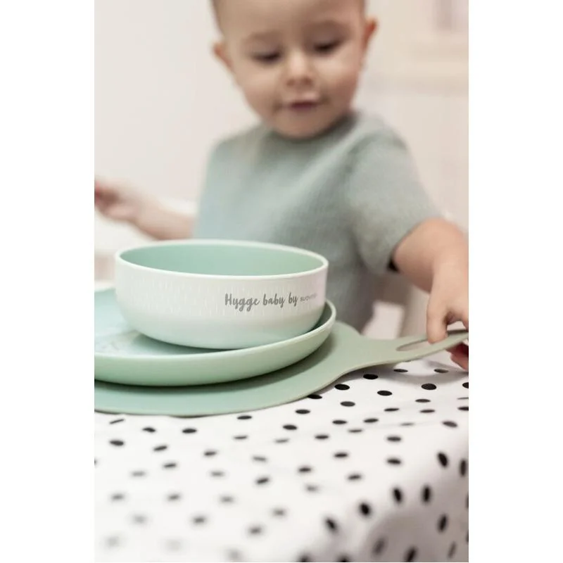 SUAVINEX - Jedálenský Set Hygge +6 M - Zelená