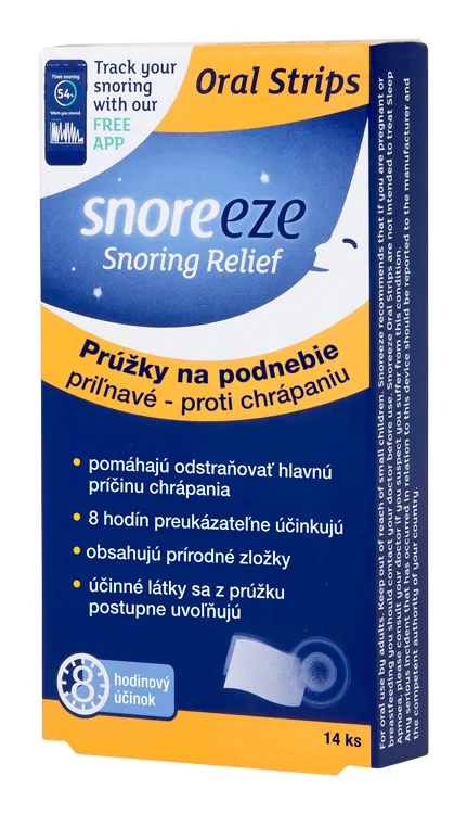 Snoreeze Prúžky na podnebie proti chrápaniu 14 ks