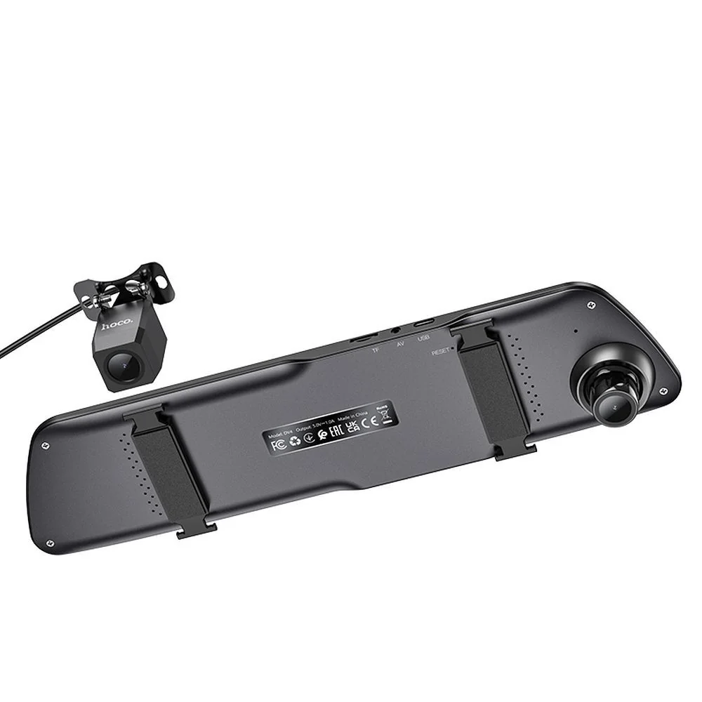 Autokamera na spätné zrkadlo s 4,5" displejom, čierna