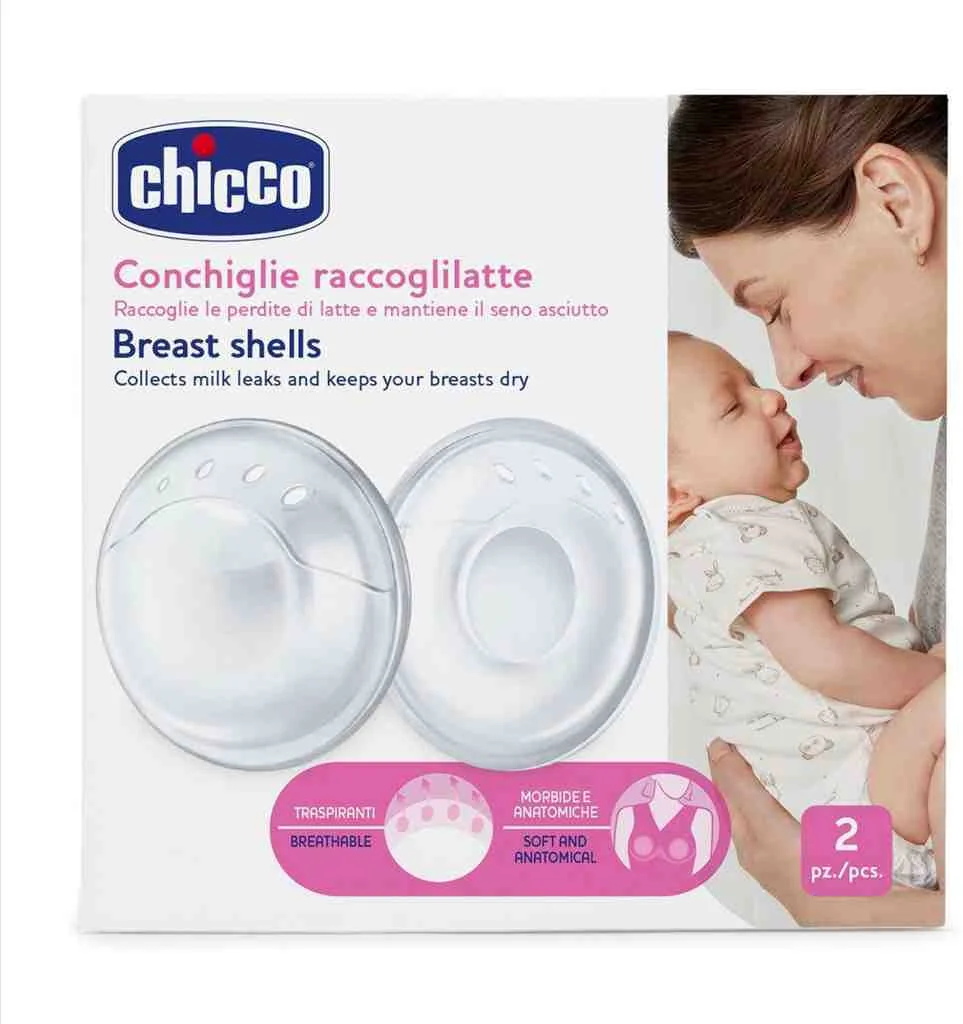 CHICCO Klobúčiky na dojčenie 2ks 1×2 ks, dojčiace klobúčiky