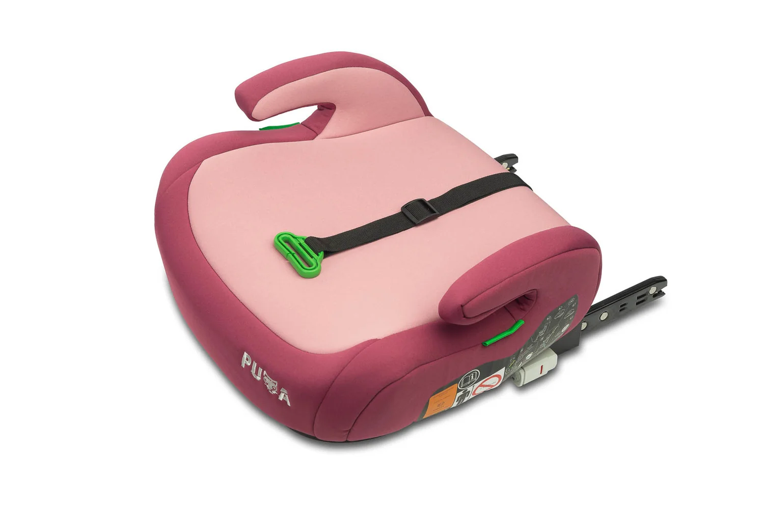 Podsedák do auta, isofix I-SIZE Puma - ružový