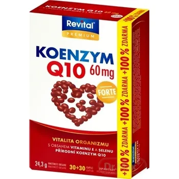 KOENZYM Q10 60 mg FORTE 1×60 cps, s vitamínom E a selénom