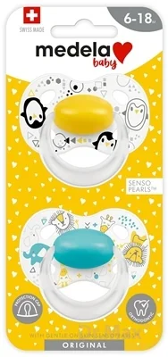 MEDELA baby cumlík ORIGINAL Unisex 1×2 ks, všestranný cumlík