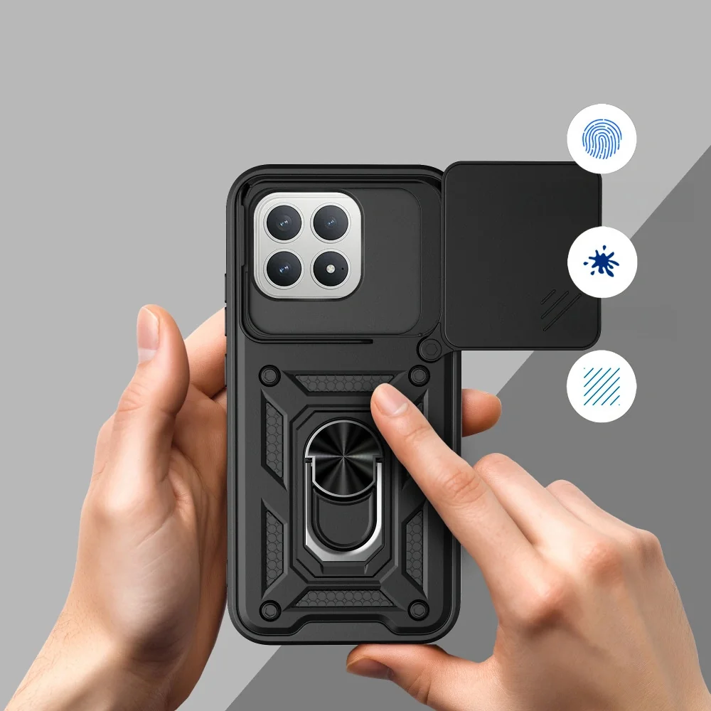 Tech-Protect Camshield kryt na Xiaomi Poco F8 Pro, čierny