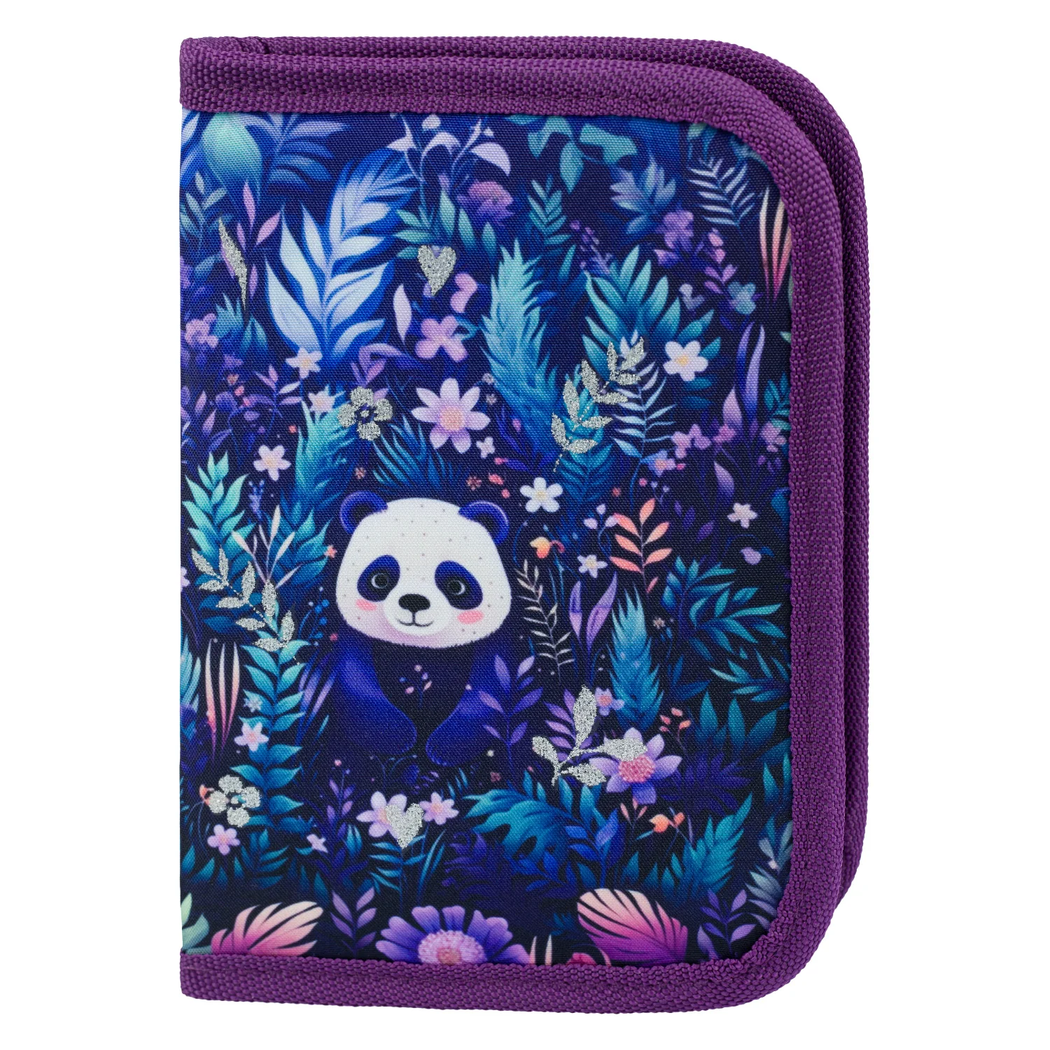 Školský peračník jednopatrový Jungle Panda s motívom pandy