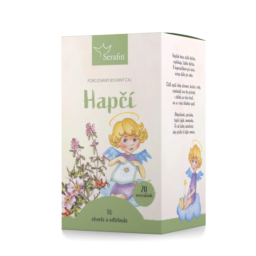 Serafin Hapčí - detský porciovaný bylinný čaj 20 x 1,5 g