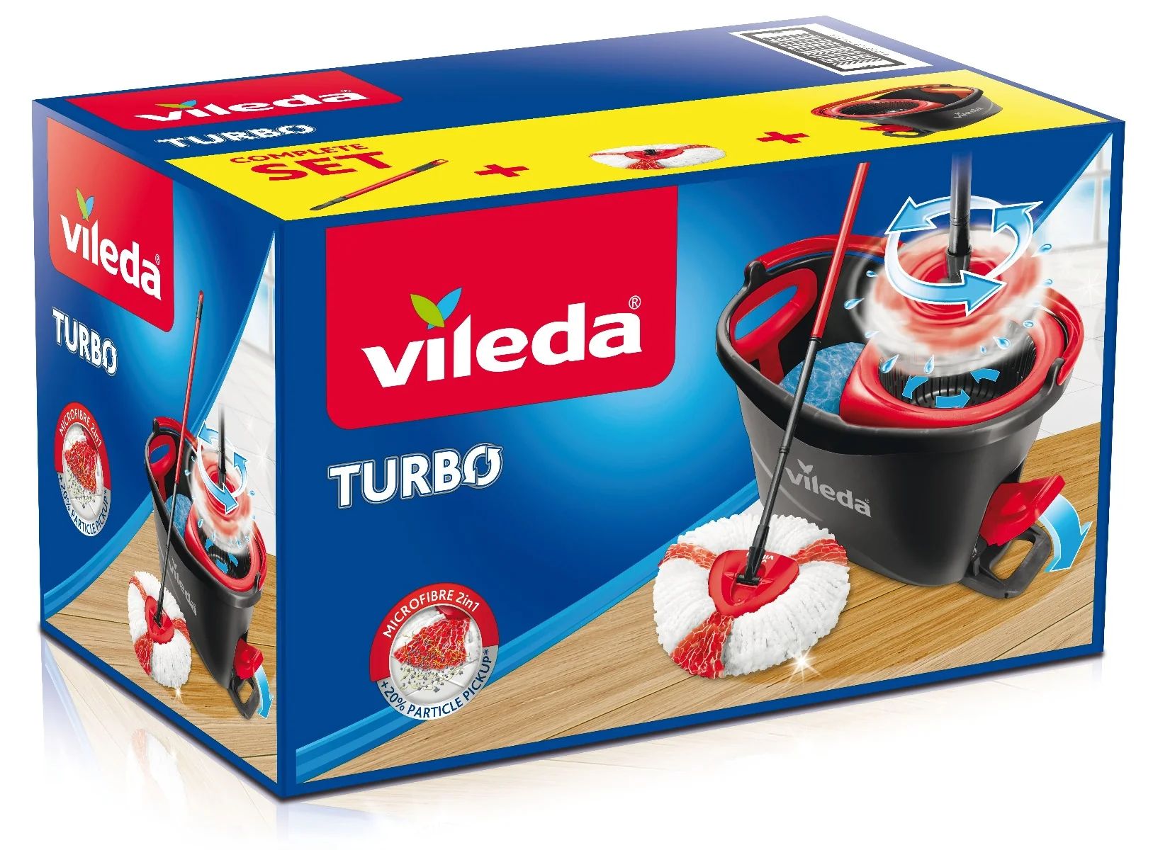 Vileda TURBO 1×1 ks, mop s vedrom