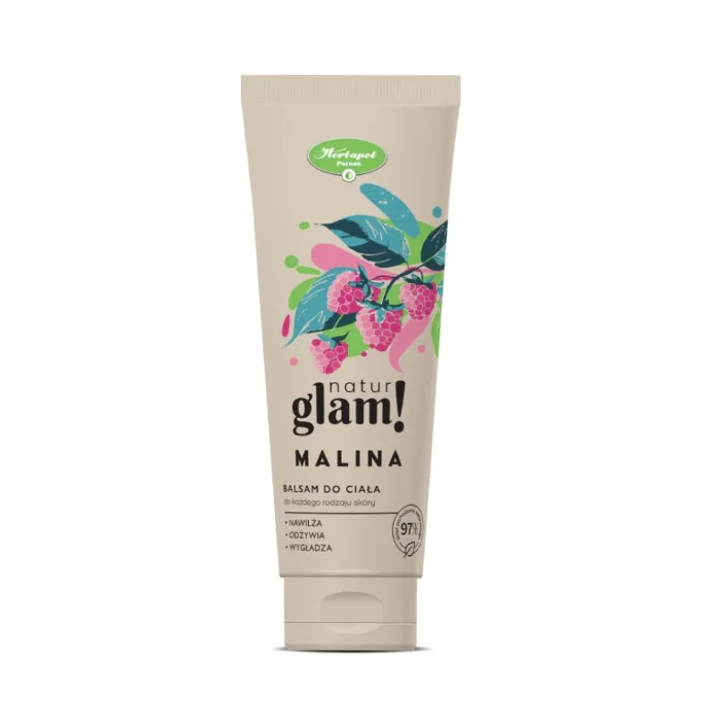 NaturGlam Malinový hydratačný telový balzam 250 ml