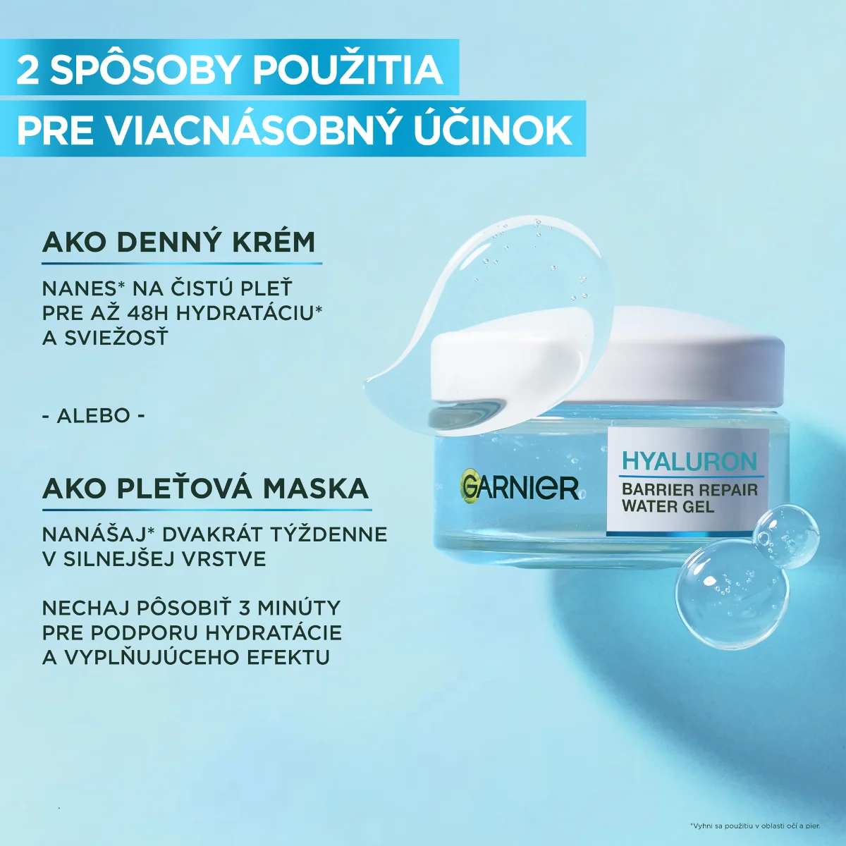 GARNIER Hyaluronic ALOE JELLY 1×50 ml, denný hydratačný krém