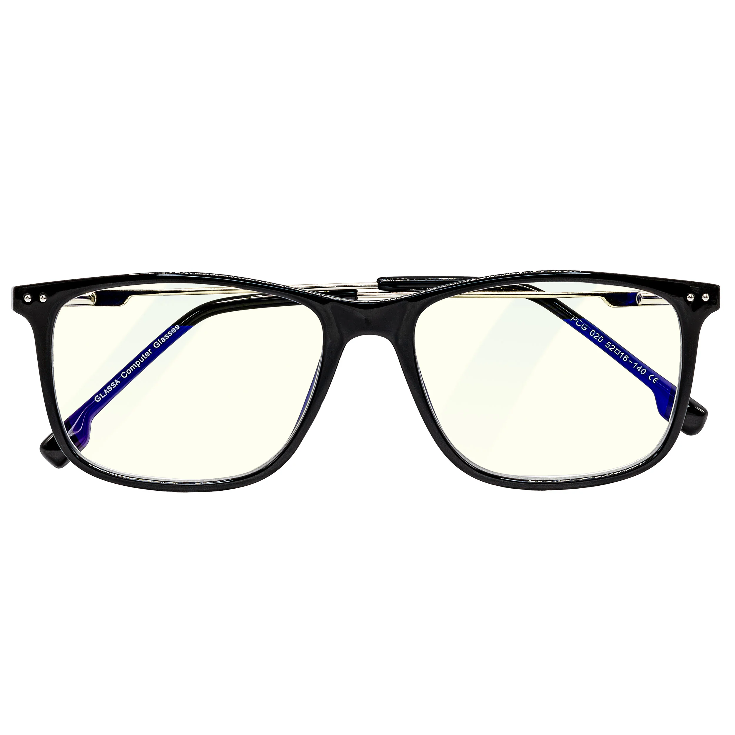 Okuliare na Počítač PCG020 čierno/strieborný kovový rám +1,5