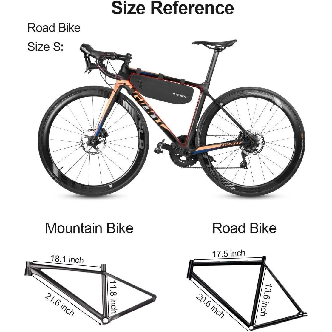 Rockbros AS-043 cyklistická taška 3L, čierna
