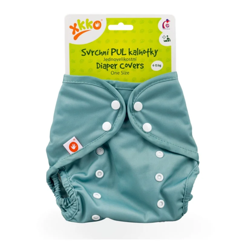 XKKO Vrchné plienkové nohavičky One Size - Granite Green PULDCOS22