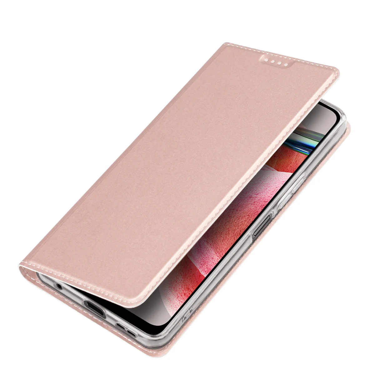 Dux Ducis Skin Pro knižkové puzdro na iPhone 15 Pro, ružové