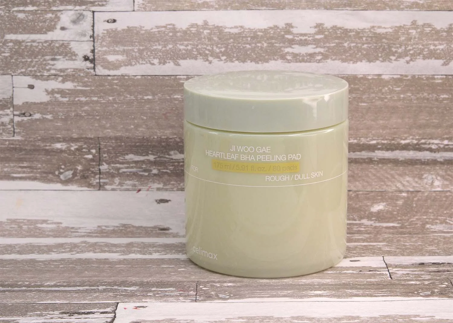 Celimax Ji Woo Gae Heartleaf BHA Peeling Pad peelingové tampóny 60 ks