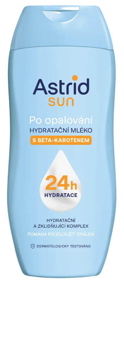 ASTRID SUN Hydratačné mlieko po opaľovaní 1x200 ml, mlieko po opaľovaní