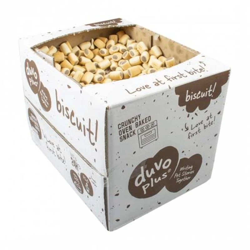DUVO+ Biscuit MINI chrumkavé rolky s mäsovou náplňou 10kg
