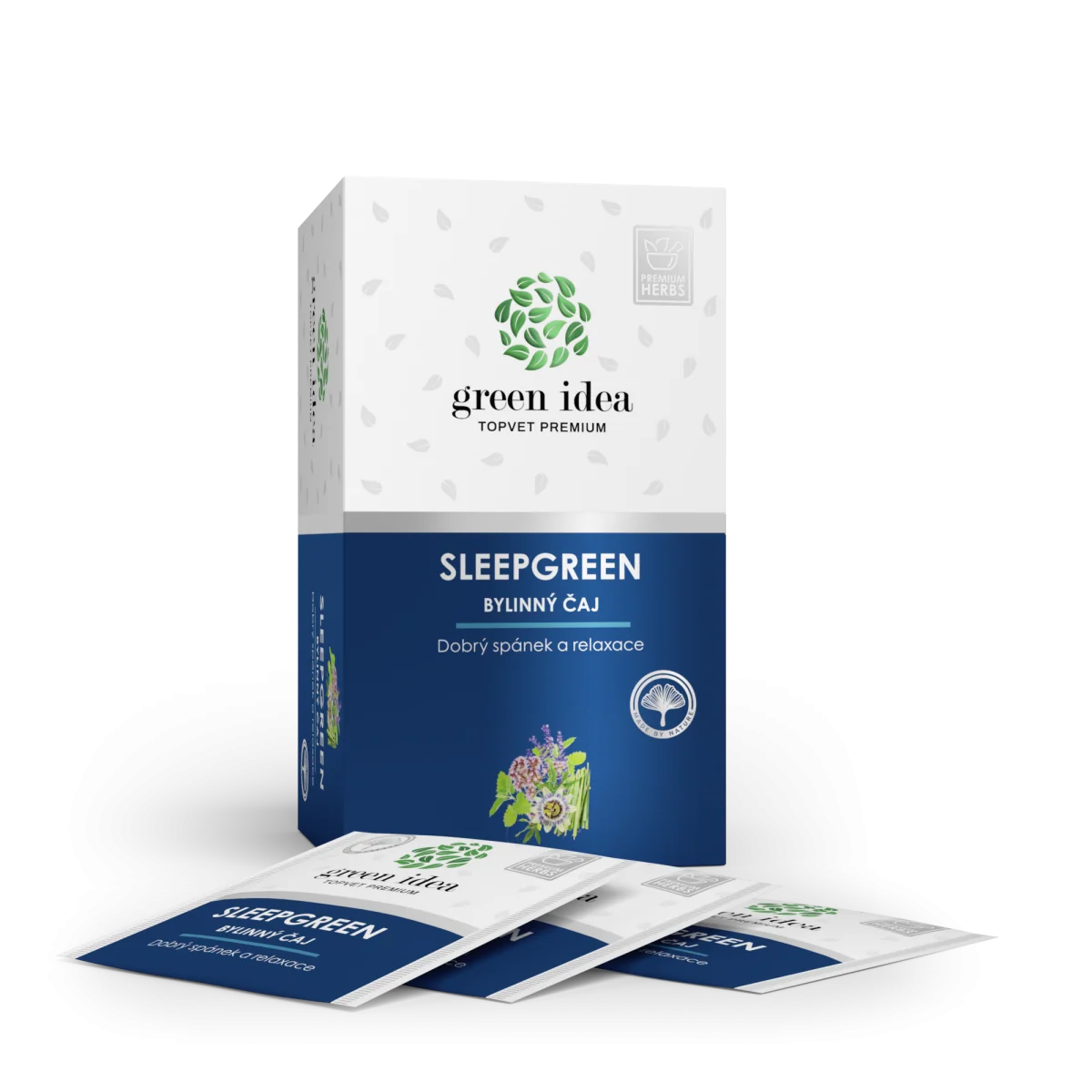Herbex Sleepgreen - bylinný čaj 20 vrecúšok - Green idea