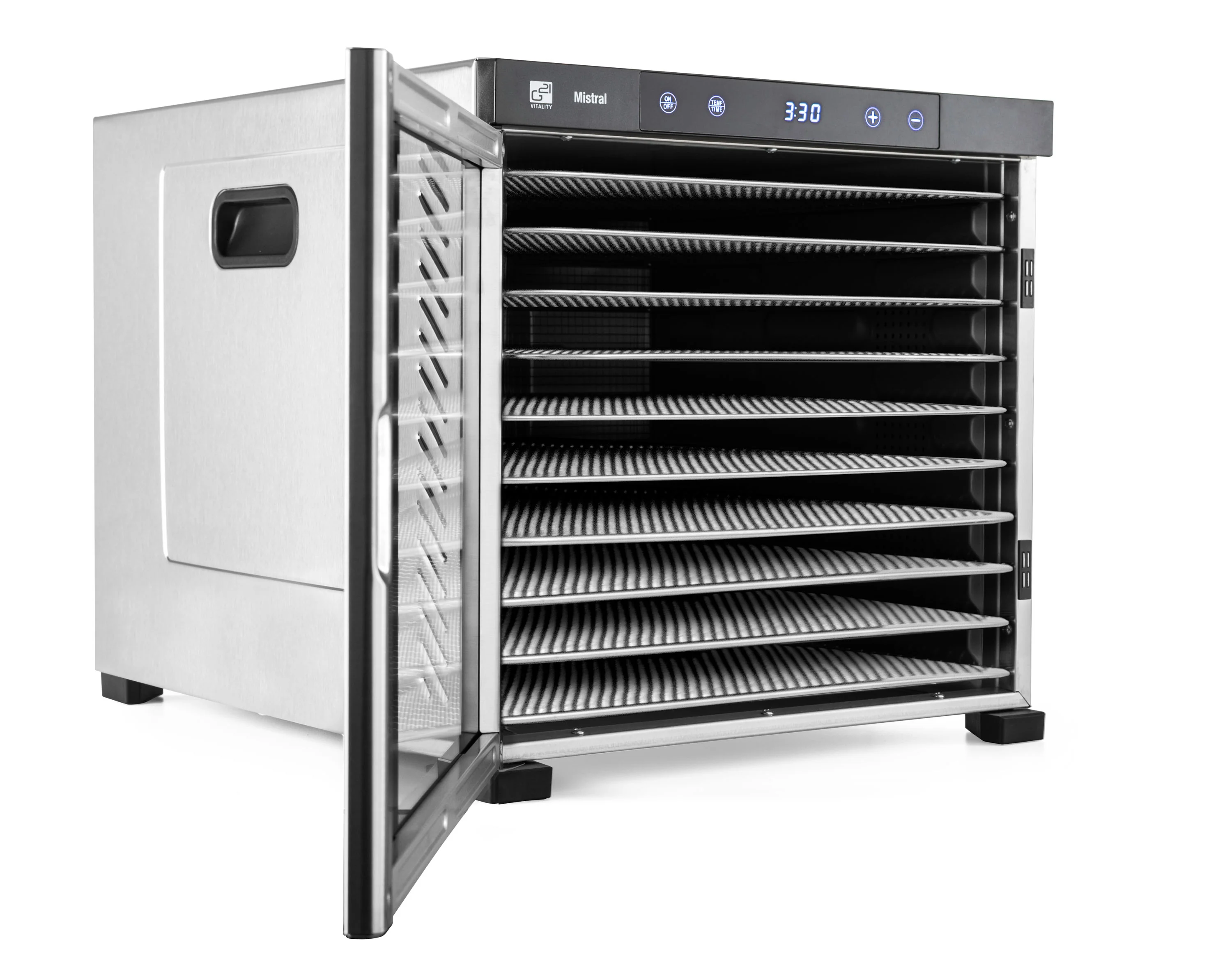 Sušička ovocia G21 Mistral, nerez MST-1000W