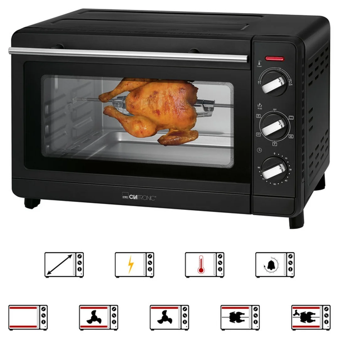 MBG 3728 rúra na pečenie 30l čierna pizz