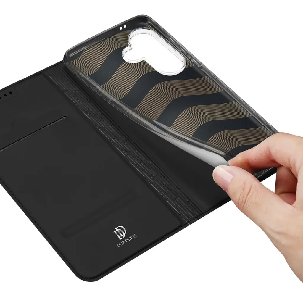 Dux Ducis Skin Pro knižkové puzdro na Samsung Galaxy A37 5G, čierne