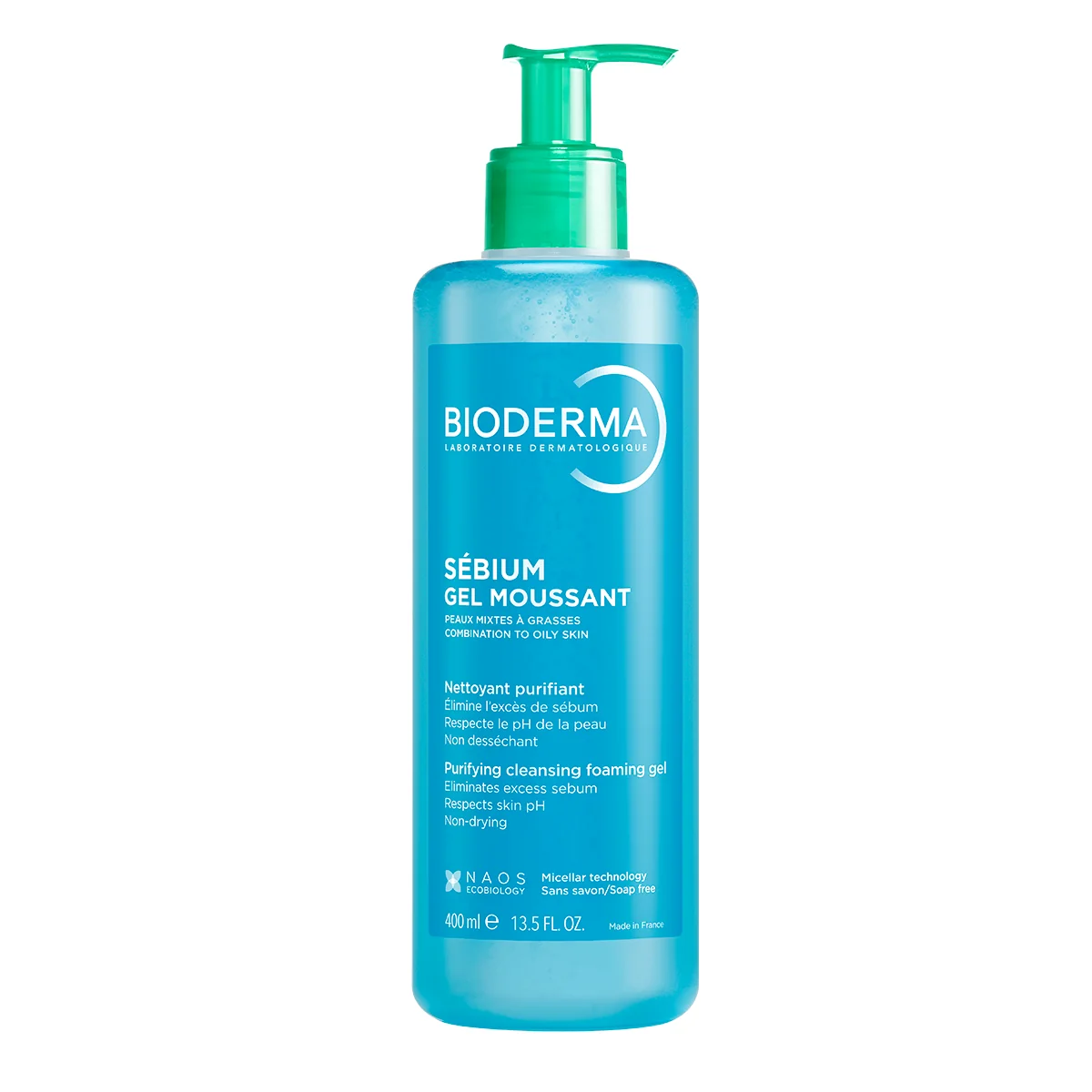BIODERMA Sébium Gel moussant čistiaci gél na zmiešanú a mastnú pleť 400 ml