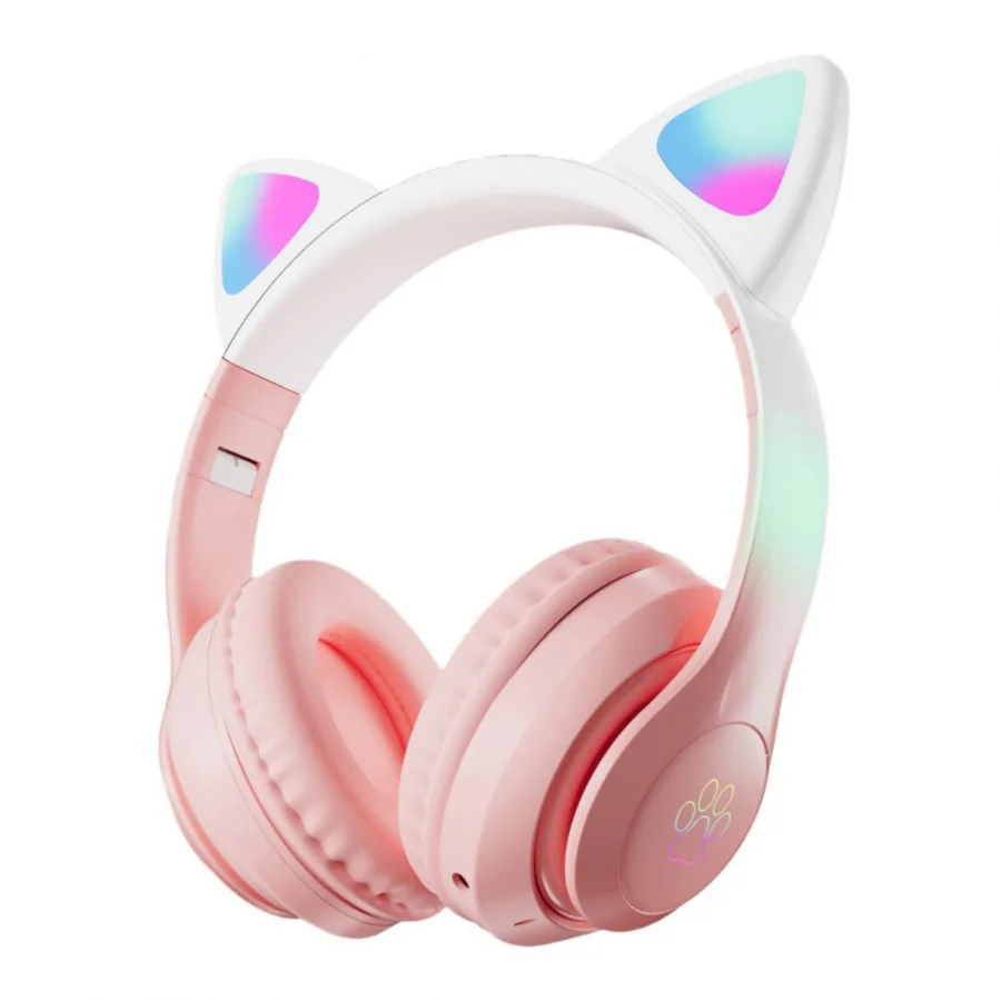 Detské Bluetooth slúchadlá LX-B36 s LED podsvietením štýlové zábavné a praktické!