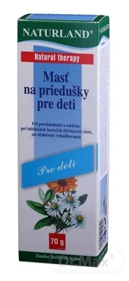 NATURLAND MASŤ NA PRIEDUŠKY PRE DETI 1×70 g, masť