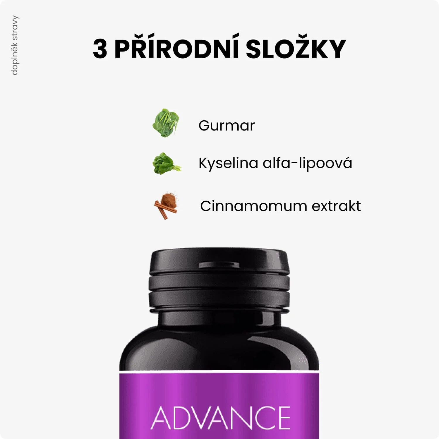 ADVANCE Diaben 60 kapsúl - hladina cukru 1×60 cps, výživový doplnok