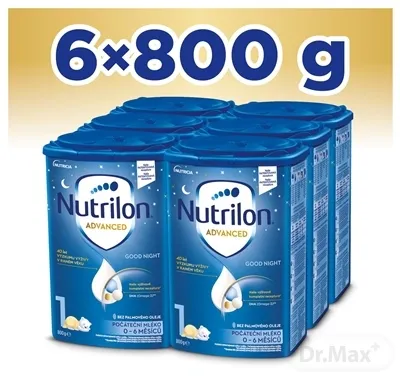 Nutrilon Advanced 1 Good Night 6×800 g, dojčenské mlieko