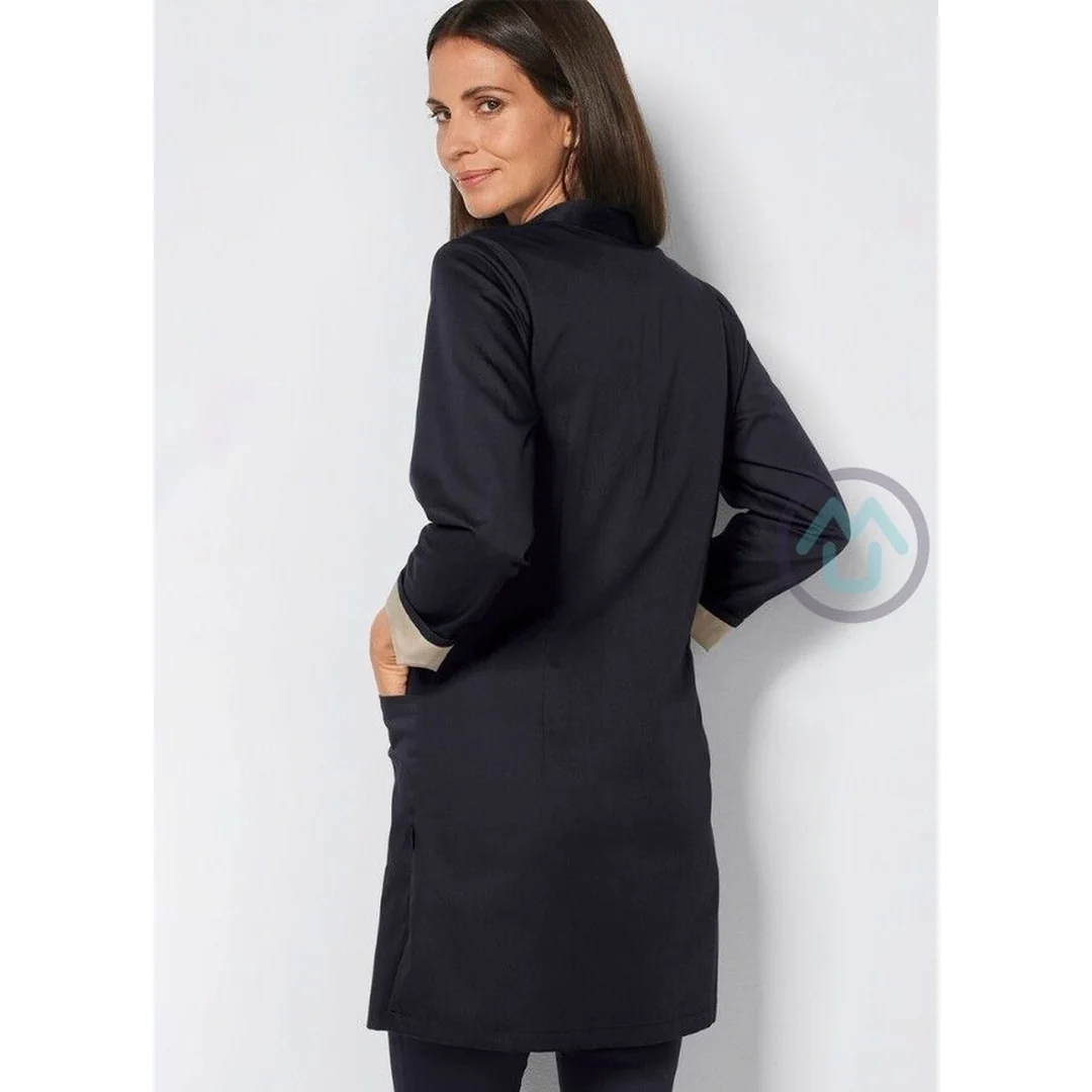 Laboratórny plášť CHIC 7days čierno-béžový 46