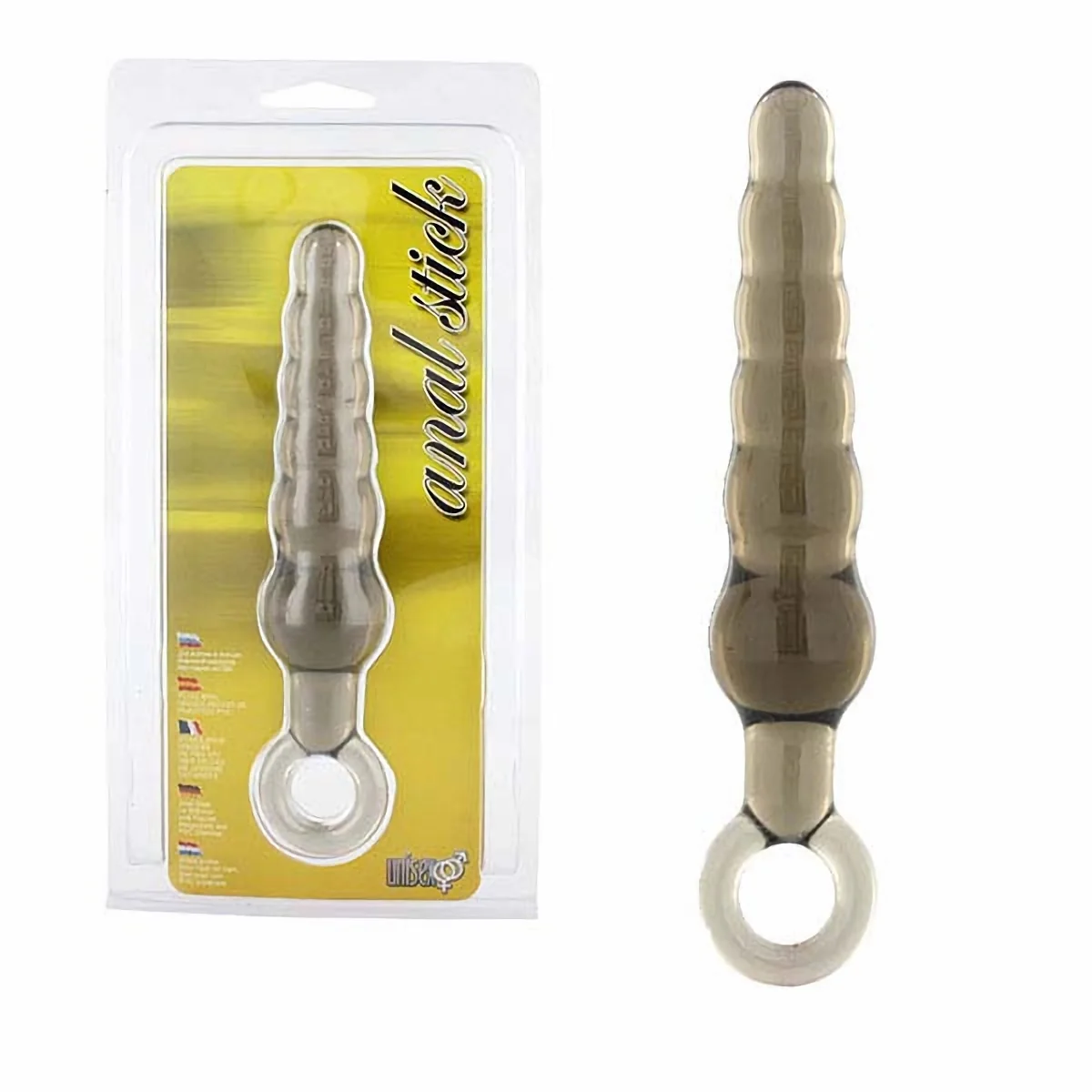 Anal Stick with ring gélové análne dildo 18 cm