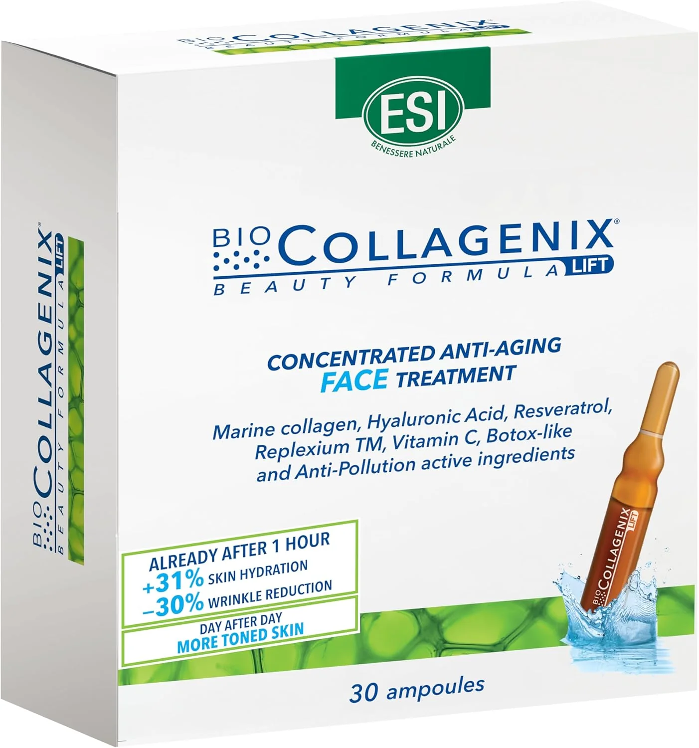 ESI BIOCOLLAGENIX BEAUTY FORMULA LIFT AMP 30KS