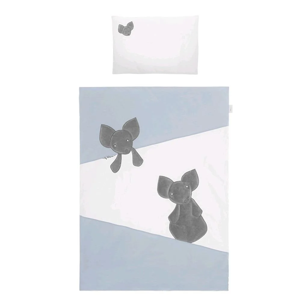 3-dielne posteľné obliečky Belisima Mouse 100/135 modré , 20C42871