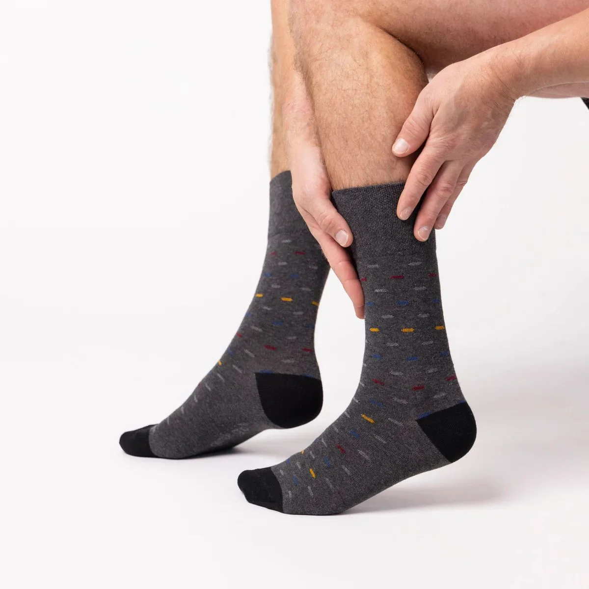 Pánske 3 páry módne ponožky Gentle Grip URBAN LAIR voľný lem Veľkosť ponožiek 39-45