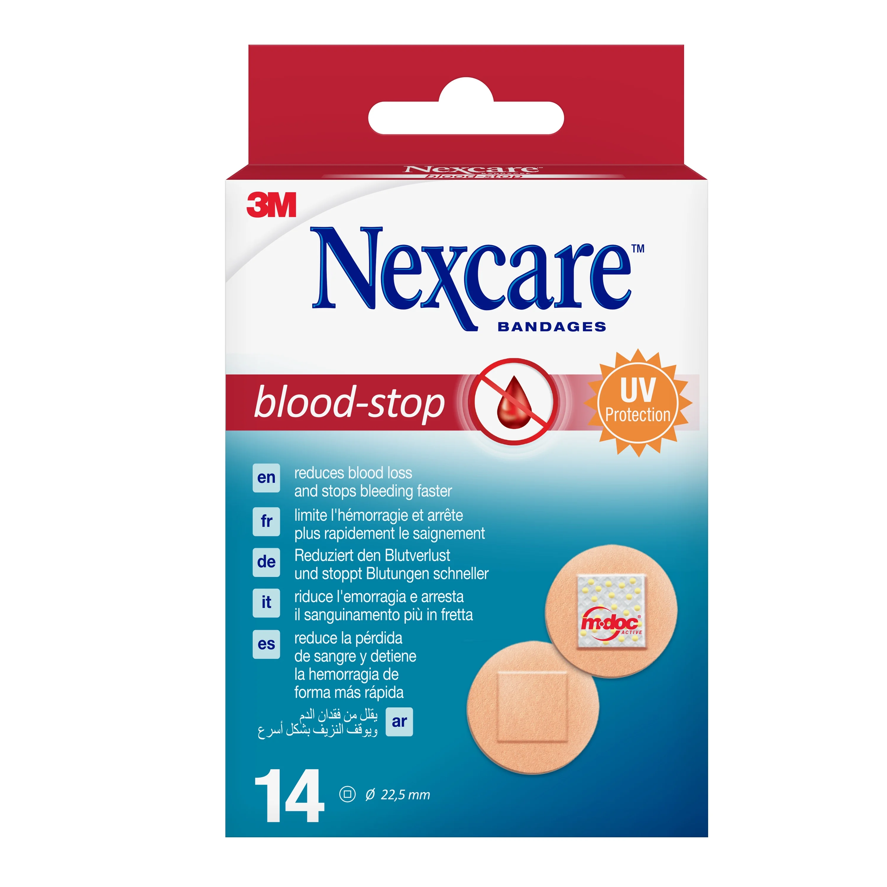 3M Nexcare Blood-Stop okrúhle náplasti 1 ks