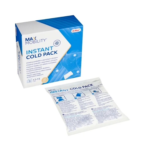 Dr. Max Instant Cold Pack 17 x 15 cm 1×3 ks, chladivý vankúšik s okamžitým účinkom