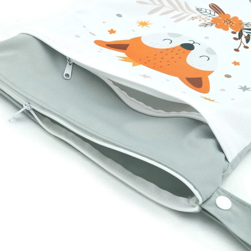 Livefy nepremokavé vrecko Foxy 30x40 cm, biele