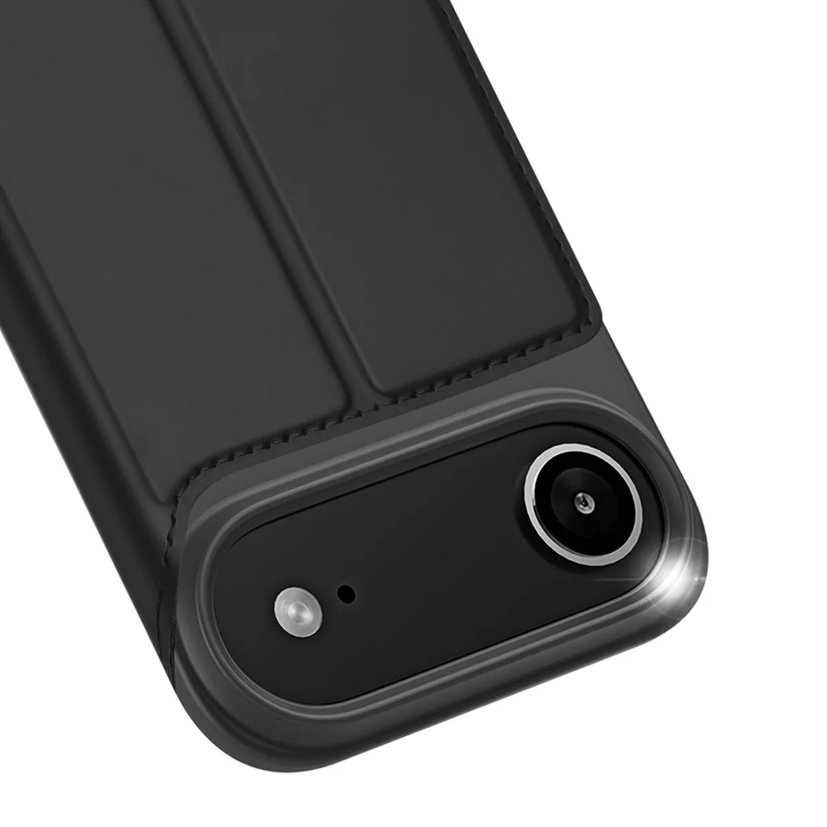 Dux Ducis Skin Pro knižkové puzdro na iPhone 17 Air, čierne