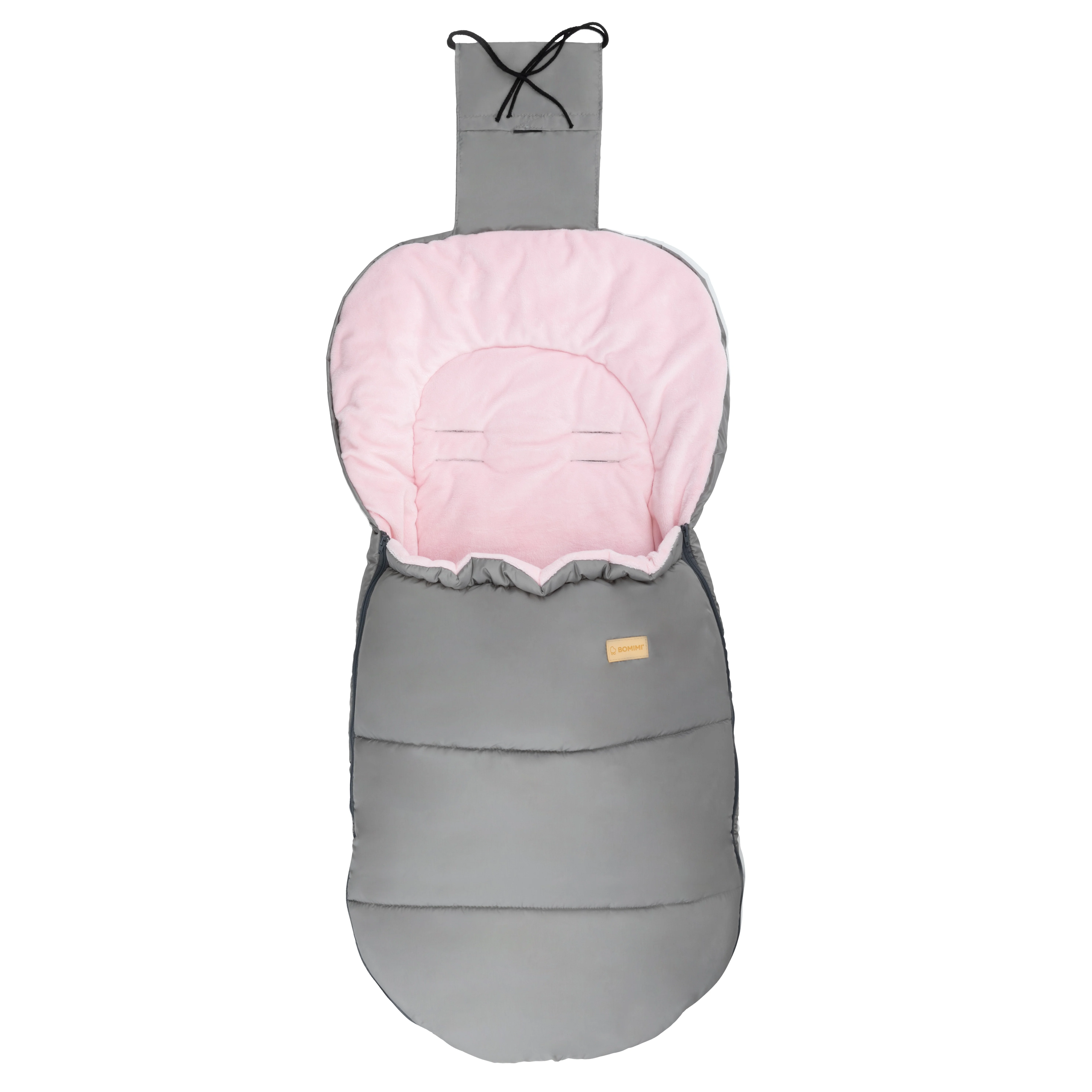 Bomimi Flint Premium fusak do kočíka 100 cm sivoružový