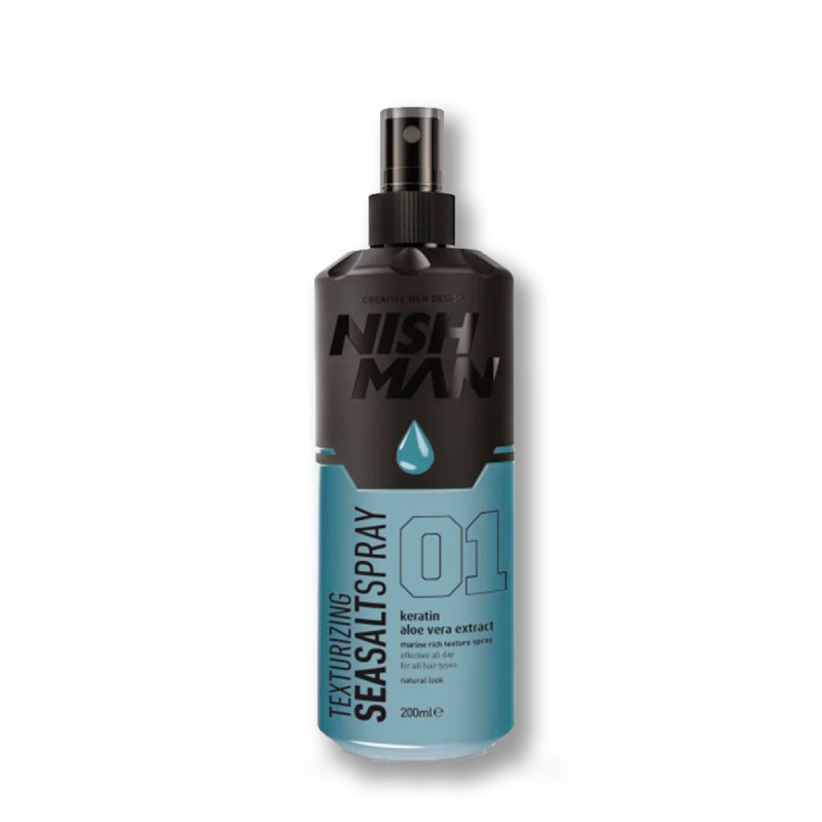 Soľný matny sprej na vlasy Nishman Texturizing Seasalt Spray 200ml