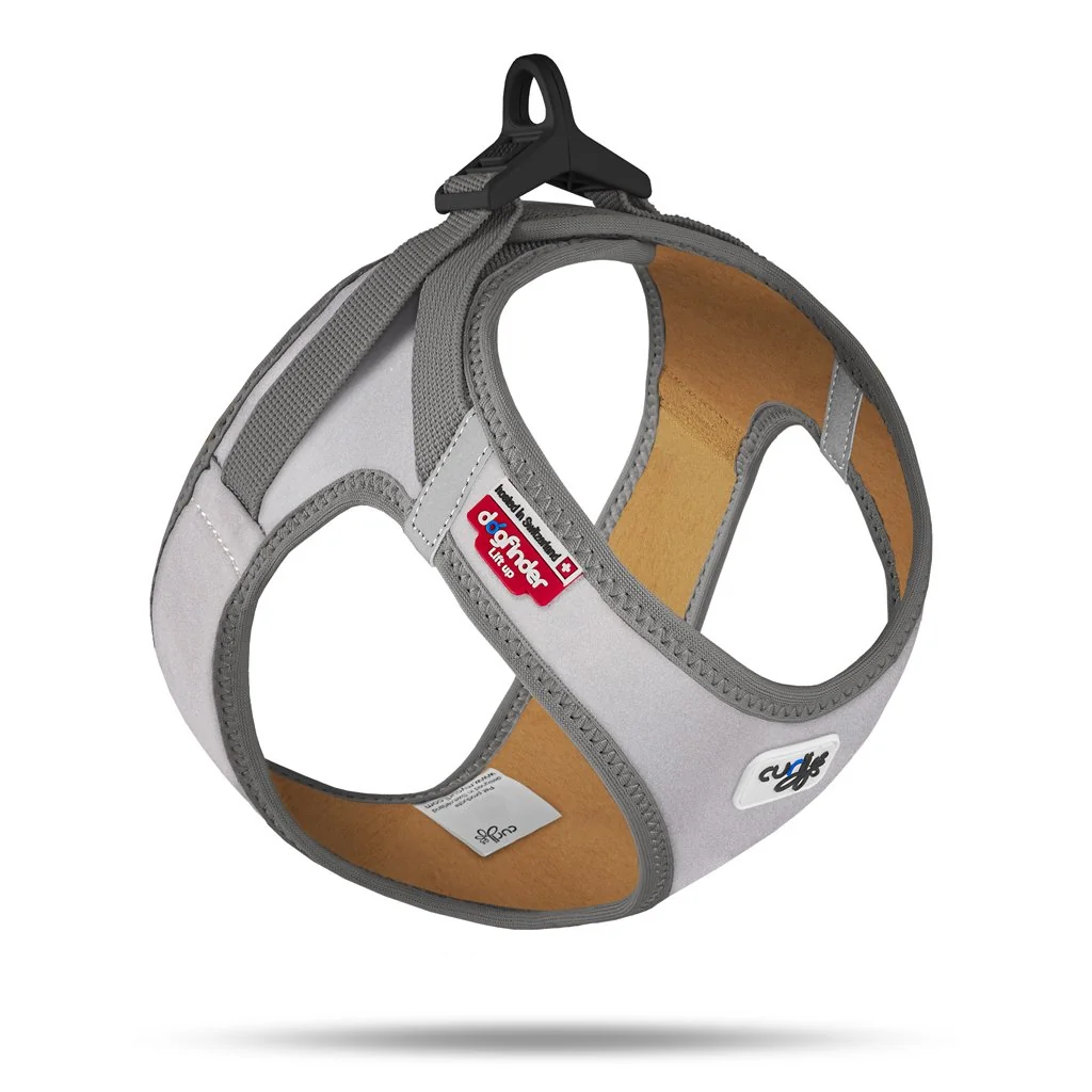Postroj pre psov Glow Reflective Gray 3XS,1,5-3 kg