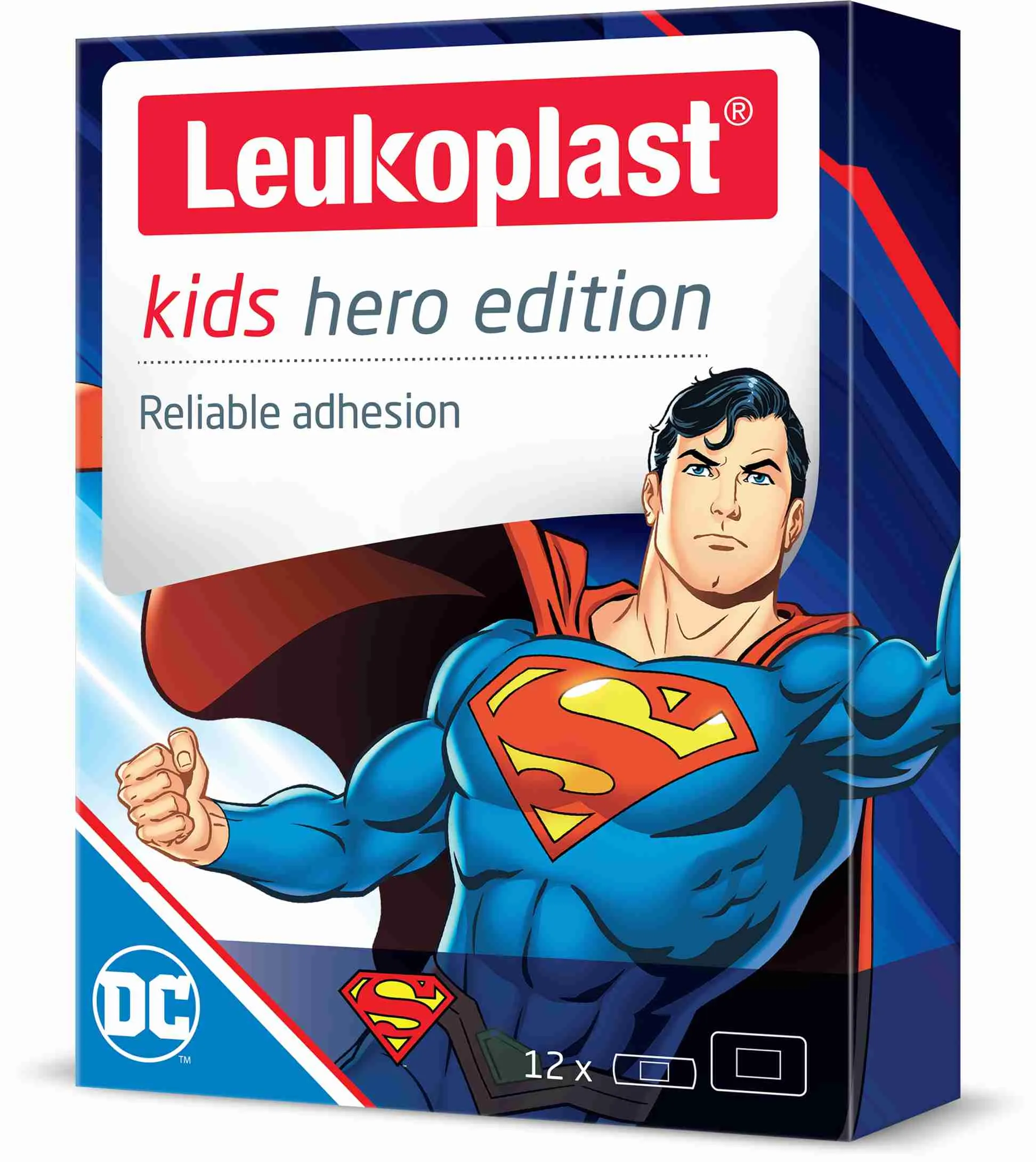 LEUKOPLAST KIDS HERO 1×12ks, náplasť na rany pre deti