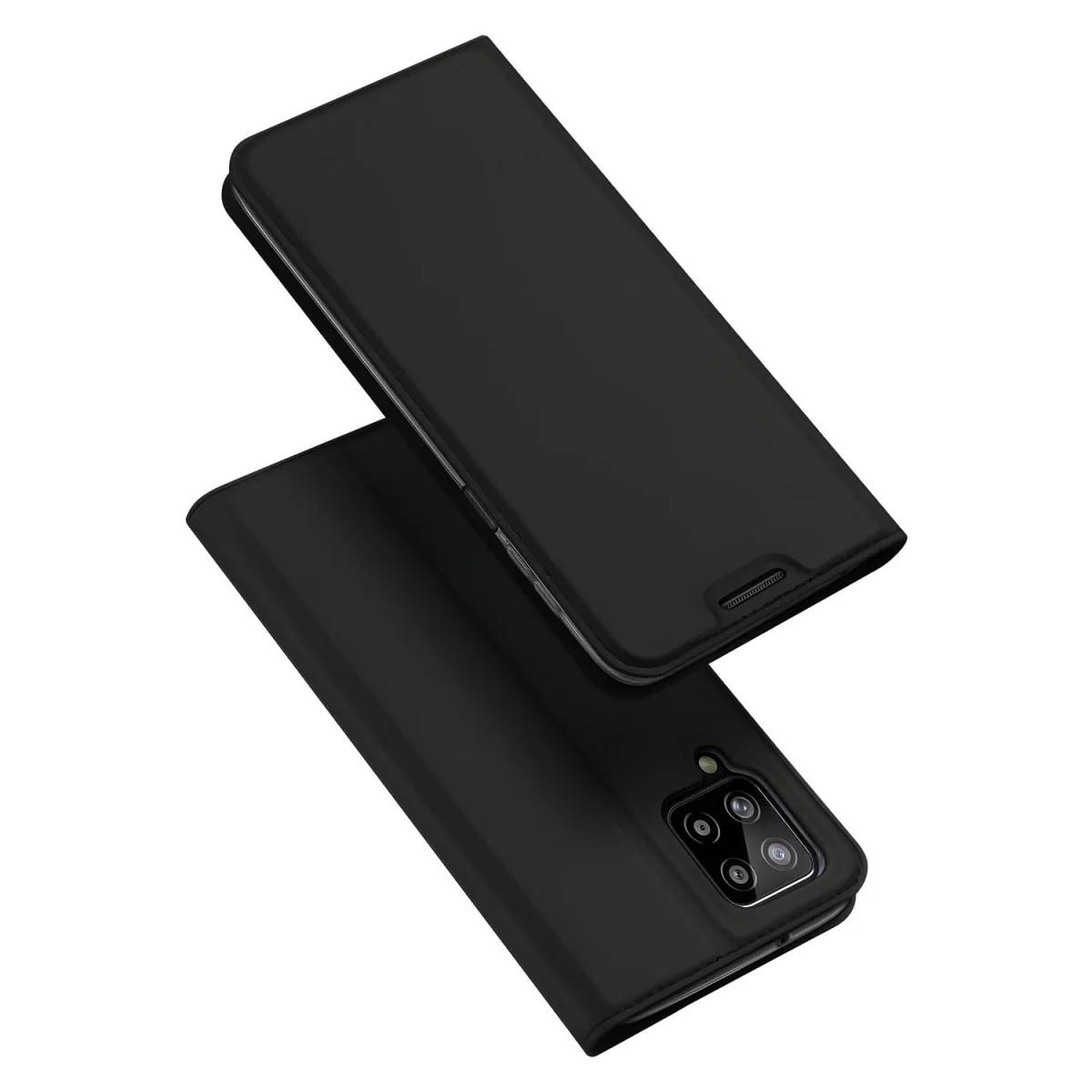 Dux Ducis Skin Pro knižkové kožené puzdro na Samsung Galaxy A22 4G, čierne Elegantná ochrana