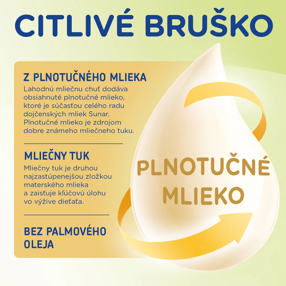 Sunar Sensitive 2, následné dojčenské mlieko 500 g 1 x 500 g, dojčenská výživa pre dojčatá od narodenia