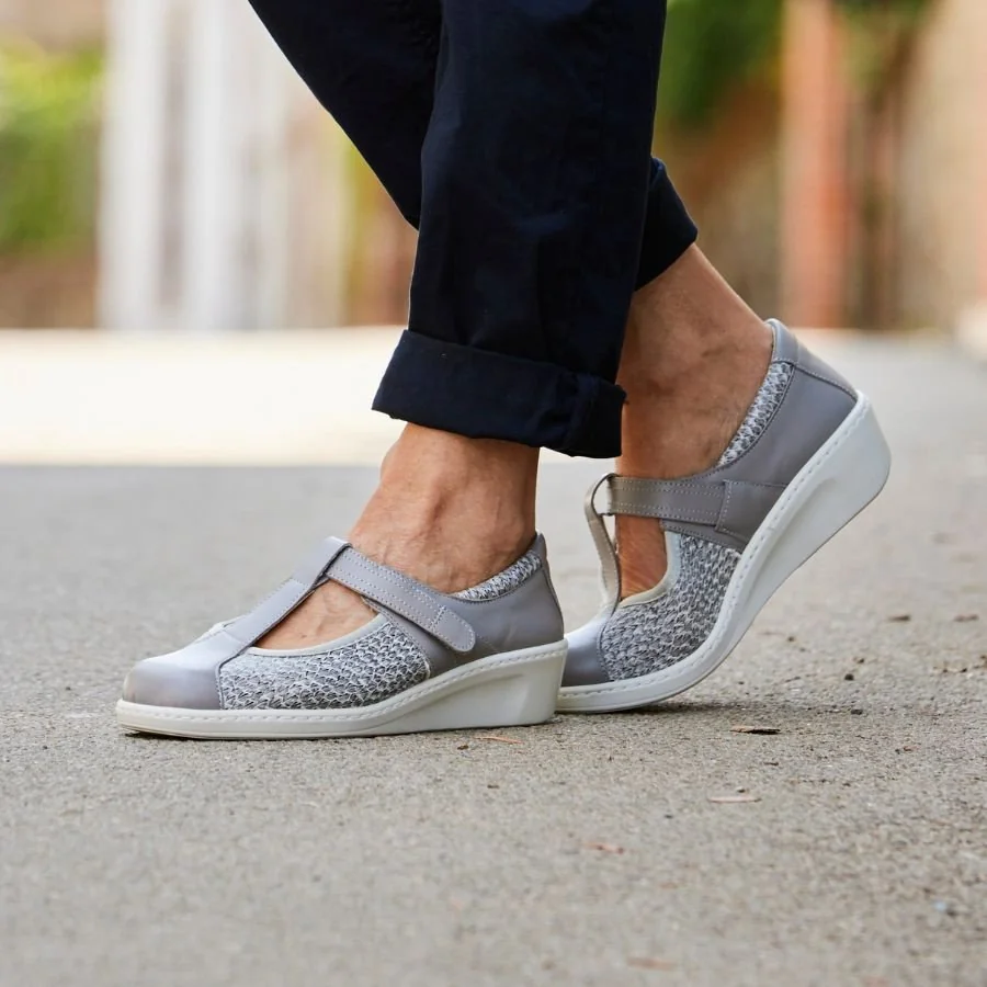 SAMIA balerína dámska, šedá, veľkosť: 41