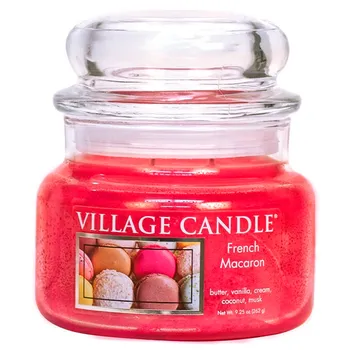 Village Candle Vonná sviečka v skle - French Macaroon - Francúzske makrónky, malá 1×1 ks, vonná sviečka