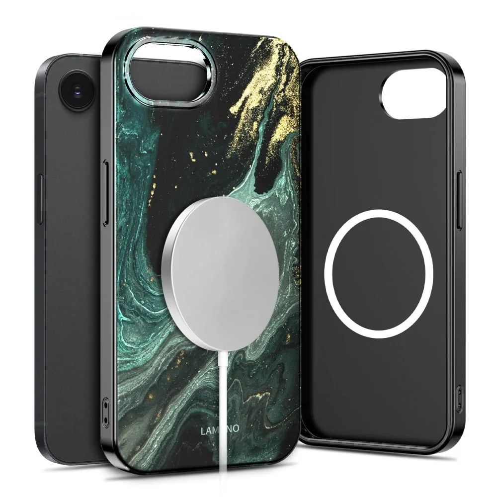Tech-Protect Lamano MagSafe kryt na iPhone 16e / 17e, verde aura